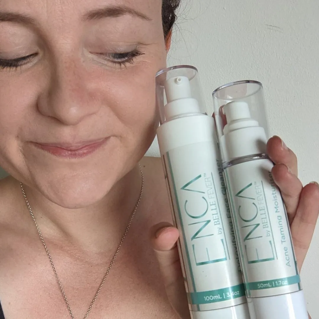 SAMPLE - ENCA Acne Clearing Pack - 5ml Cleanser & 5ml Moisturiser