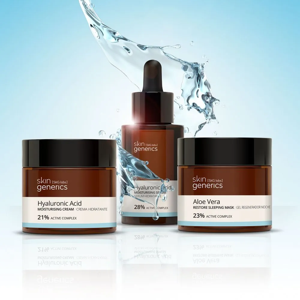 Skin Generics Hyaluronic Acid MOISTURISING SERUM 28% Active Complex, 30ml