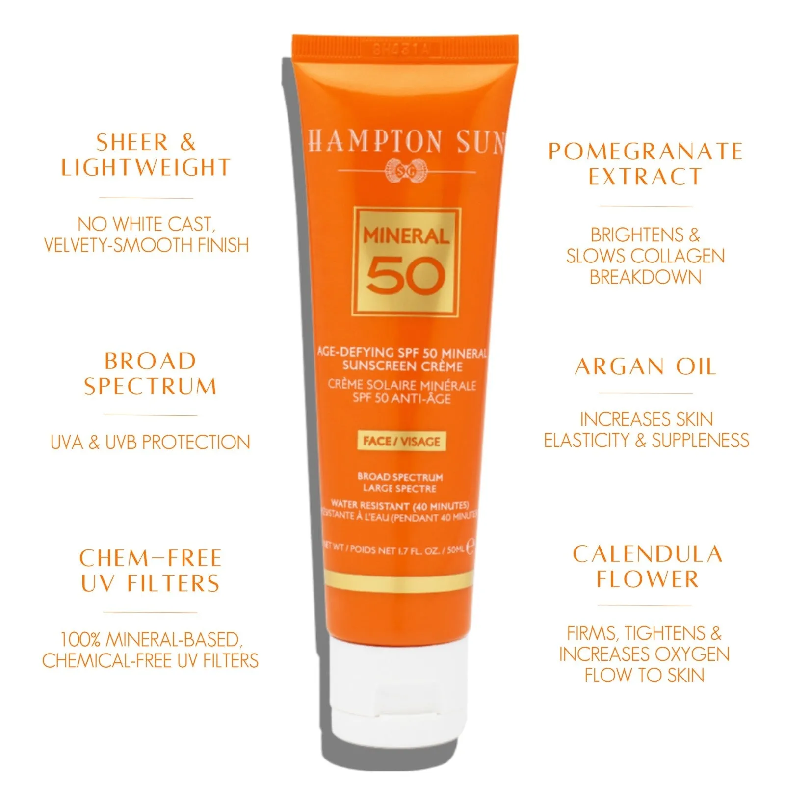 SPF 50 Age-Defying Mineral Creme -- 1.7 oz
