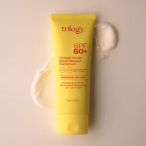 SPF 60  Omega-Boost Sheer Mineral Sunscreen, 2.5 fl oz