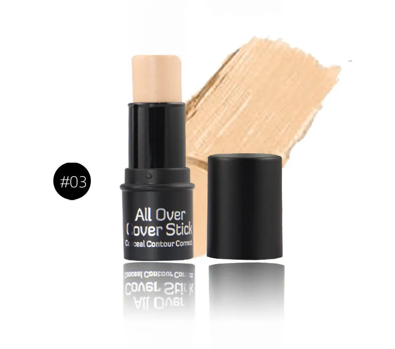 Three-Color Moisturizing Stick Cover Pimples Freckles Dark Circles Face Concealer