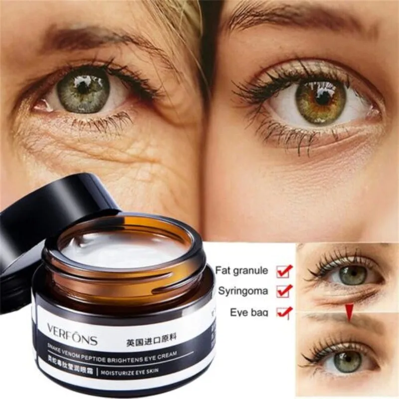 Verfons Firming Eye Cream Moisturizing - Dark Circle Remover - Snake Venom