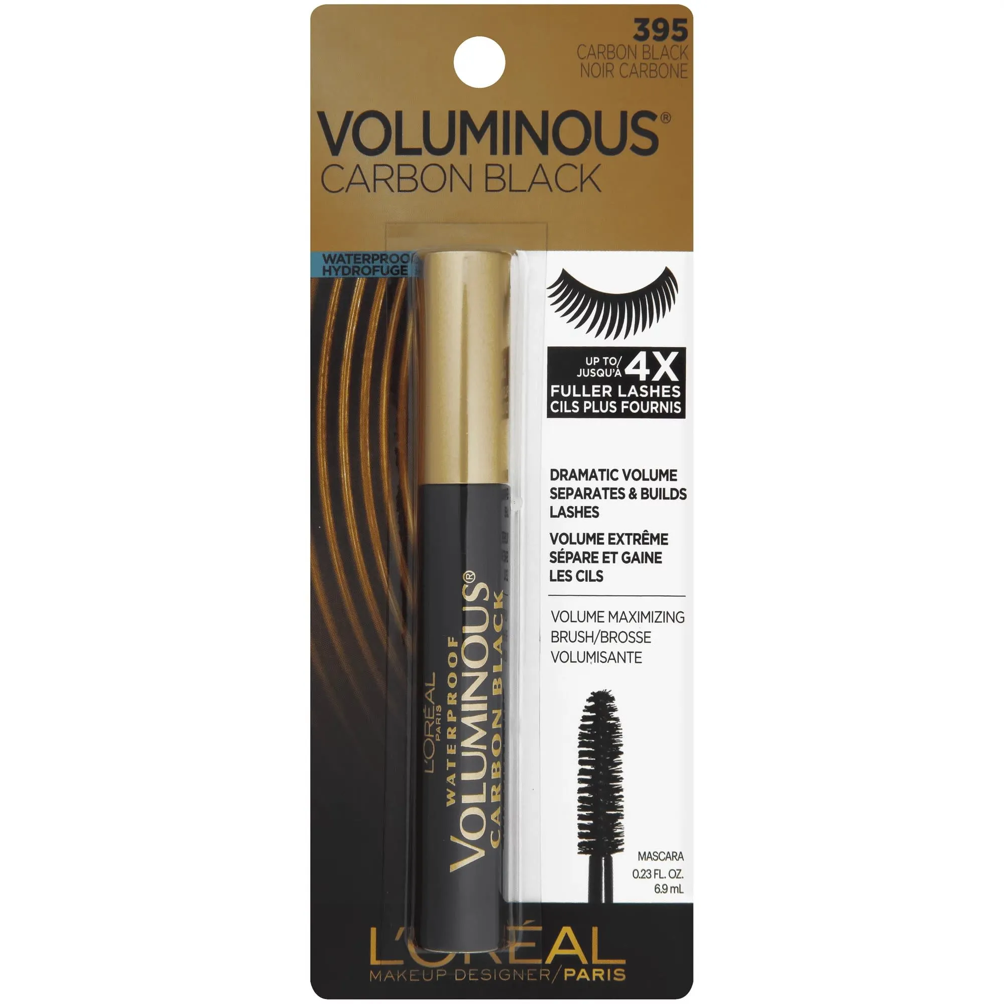 Voluminous Carbon Black Waterproof Mascara